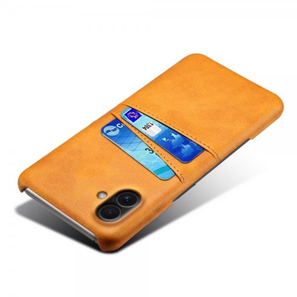 iPhone 17 Deksel med To Kortlommer Lysebrun