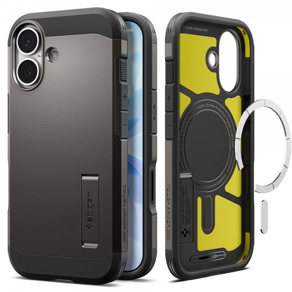 iPhone 17 Deksel Tough Armor T MagFit Gunmetal