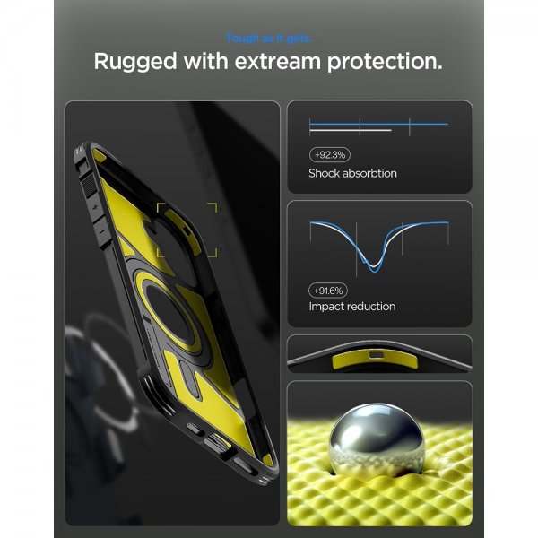 iPhone 17 Deksel Tough Armor T MagFit Gunmetal