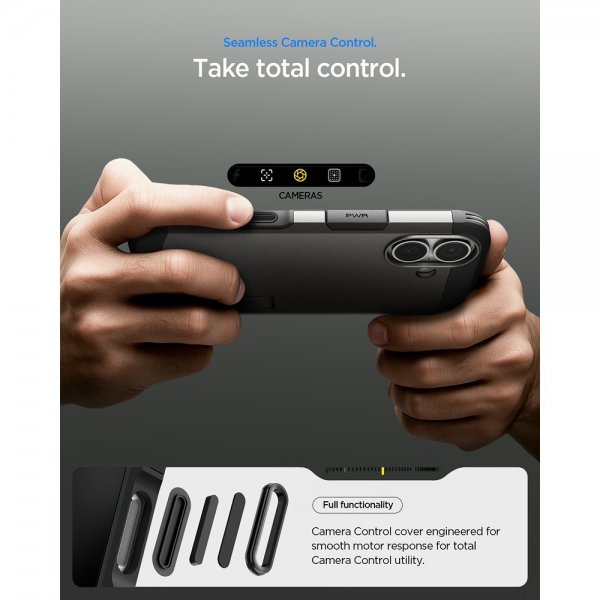 iPhone 17 Deksel Tough Armor T MagFit Gunmetal