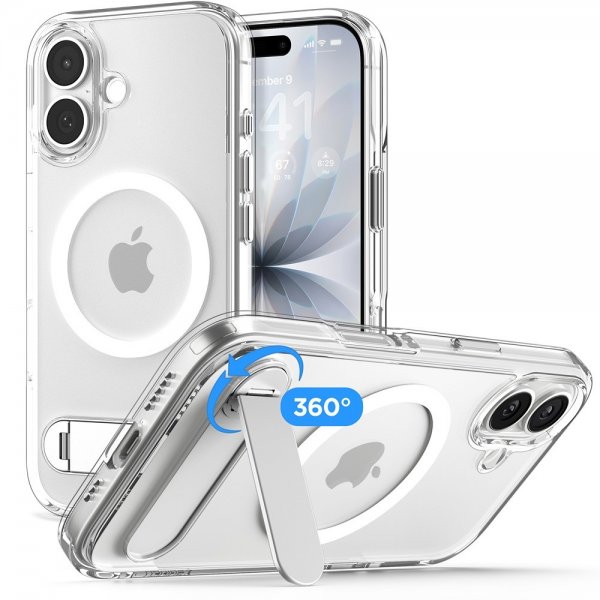 iPhone 17 Deksel Ultra Hybrid S MagFit Clear White