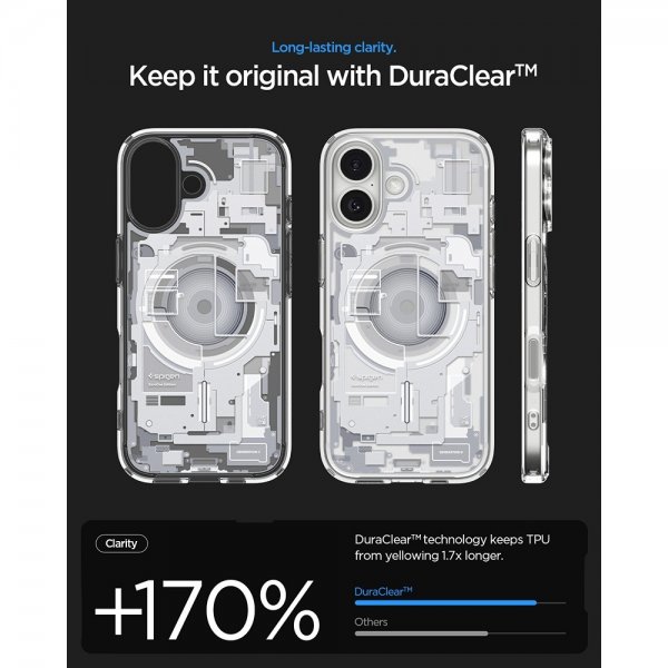 iPhone 17 Deksel Ultra Hybrid Zero One MagFit Hvit