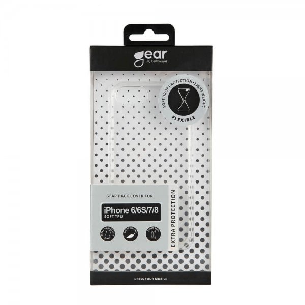 iPhone 6/6S/7/8/SE Deksel TPU Klar