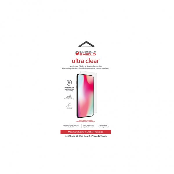iPhone 6/6S/7/8/SE Skjermbeskytter Ultra Clear