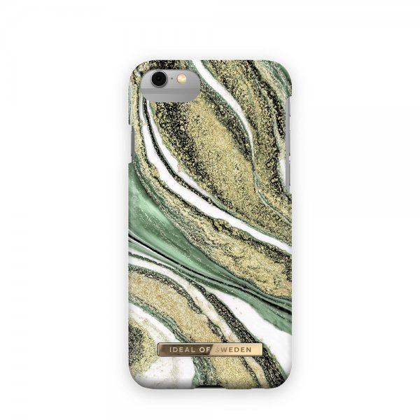 iPhone 6/6S/7/8/SE Deksel Fashion Case Cosmic Green Swirl