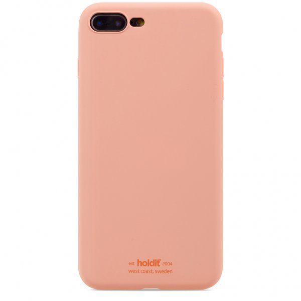 iPhone 7 Plus/iPhone 8 Plus Deksel Silikon Pink Peach