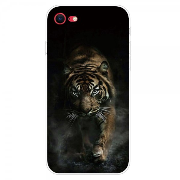 iPhone 7/8/SE Deksel Motiv Brun Tiger