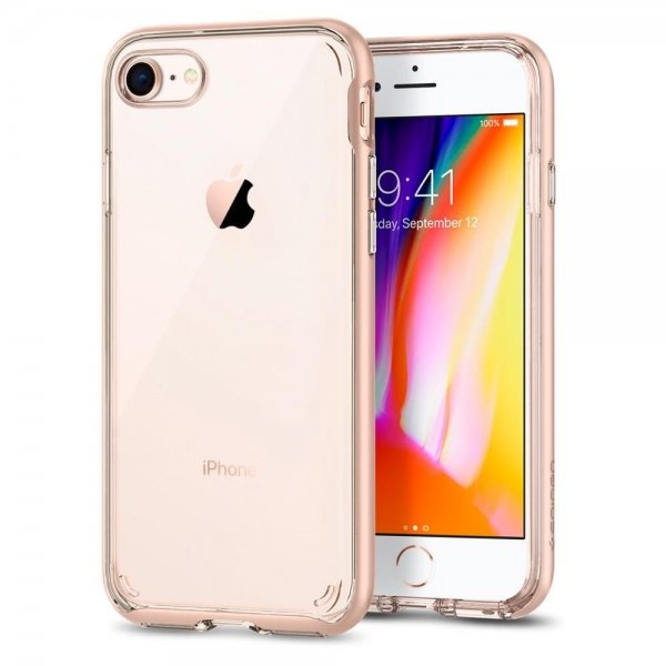 iPhone 7/8/SE Deksel Neo Hybrid Crystal 3 Blush Gold