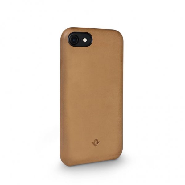 iPhone 7/8/SE Deksel Relaxed Leather Cognac