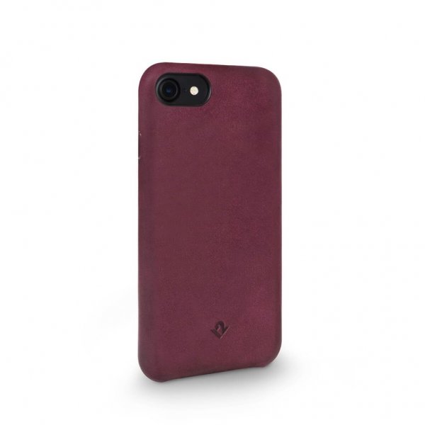 iPhone 7/8/SE Deksel Relaxed Leather Marsala