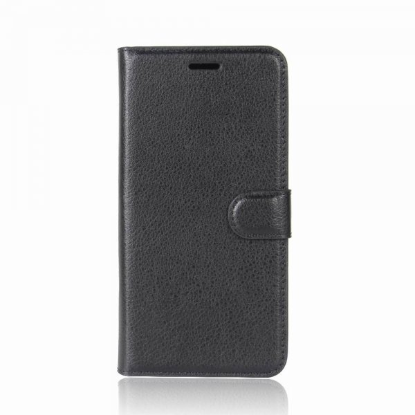 iPhone 7 Plus/iPhone 8 Plus Etui Litchi Svart