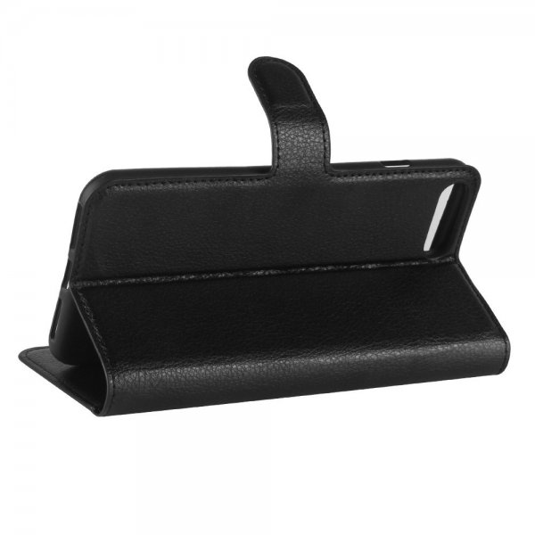 iPhone 7 Plus/iPhone 8 Plus Etui Litchi Svart