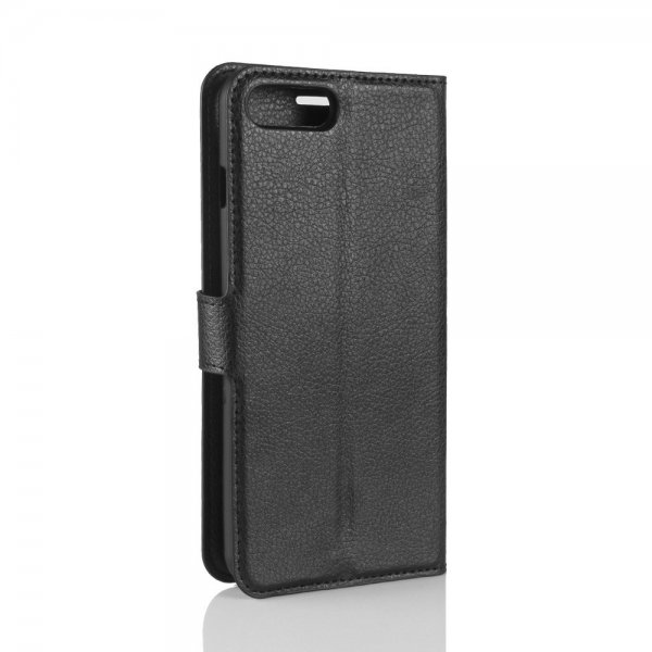 iPhone 7 Plus/iPhone 8 Plus Etui Litchi Svart