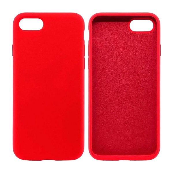 iPhone 7/8/SE Deksel Silikon Rød