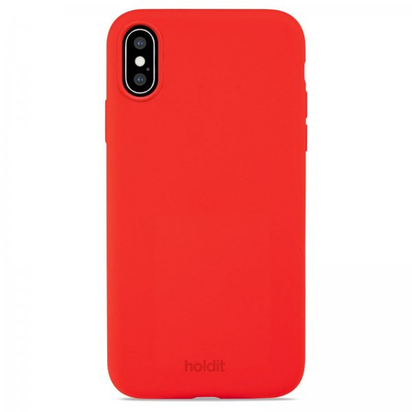 iPhone X/iPhone Xs Deksel Silikon Chili Red