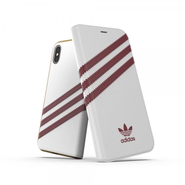 iPhone X/Xs Etui OR Booklet Case SS20 Burgundy White