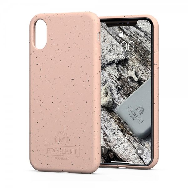 iPhone X/Xs Deksel Bio Cover Salmon Pink