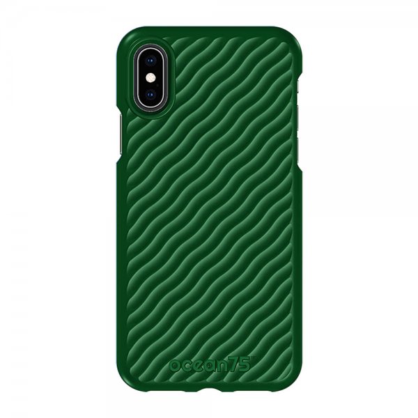 iPhone X/Xs Deksel Ocean Wave Turtle Green