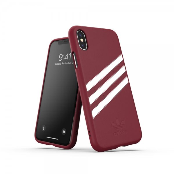 iPhone X/Xs Deksel OR Moulded Case SS20 SUEDE Burgundy
