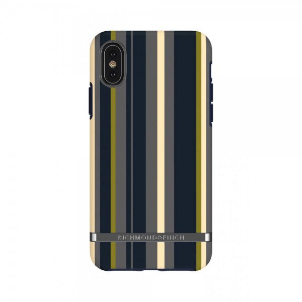 iPhone X/Xs Deksel Navy Stripes