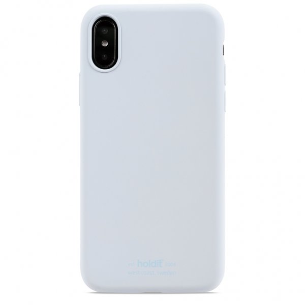 iPhone X/Xs Deksel Silikon Mineral Blue
