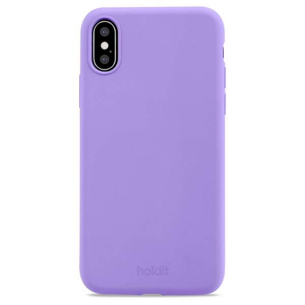 iPhone X/Xs Deksel Silikon Violet