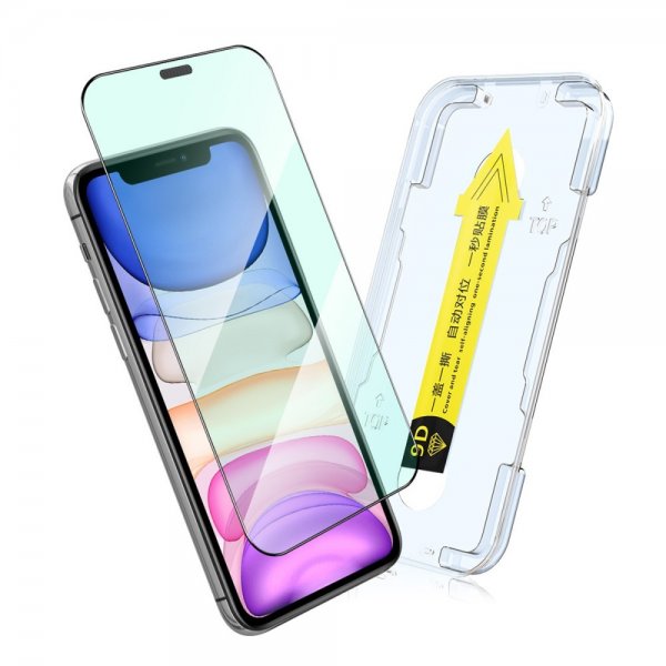 iPhone Xr/iPhone 11 Skjermbeskytter Eye Protection & Auto Alignment