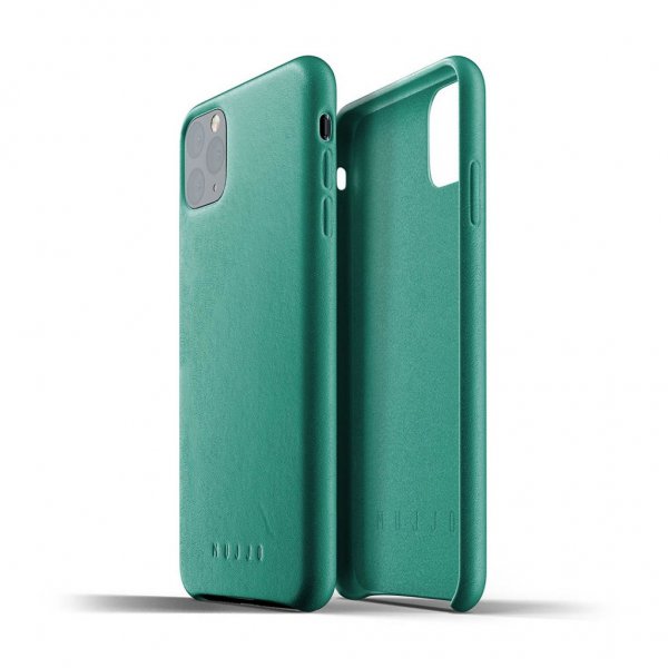 iPhone 11 Pro Max Deksel Full Leather Case Alpine Green