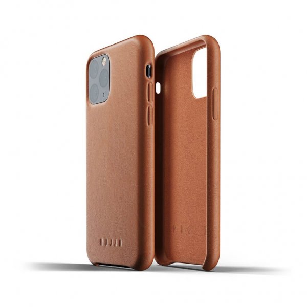 iPhone 11 Pro Deksel Full Leather Case Tan