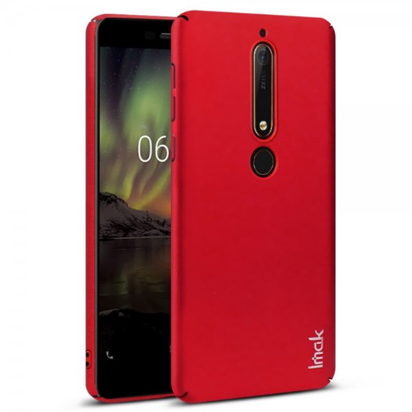 Jazz Slim Deksel till Nokia 6 2018 Hardplast Rød