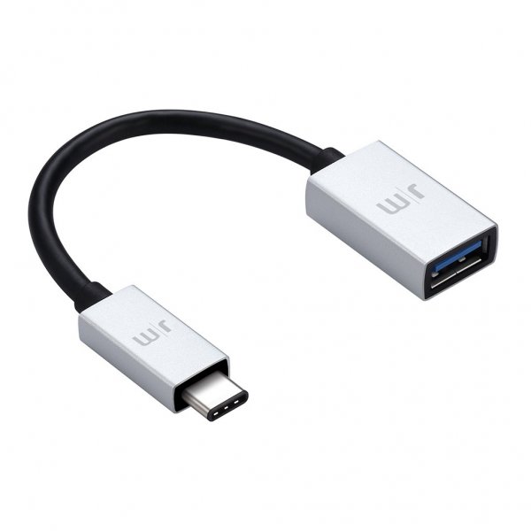 Adapter USB-C Til USB AluCable Svart Sølv