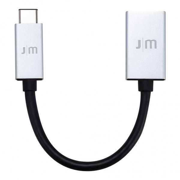 Adapter USB-C Til USB AluCable Svart Sølv