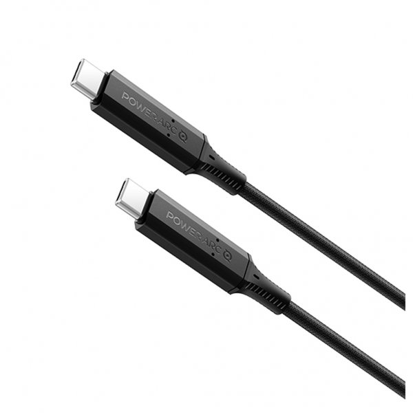 PowerArc Kabel ArcWire™ USB-C till USB-C 1 meter Svart
