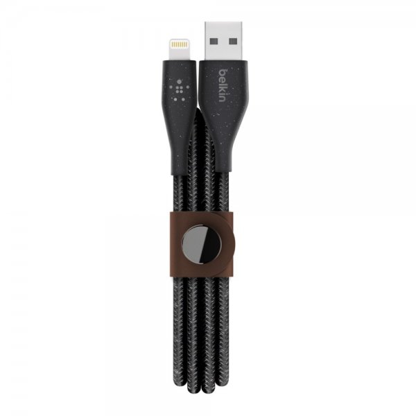Kabel DuraTek Plus Lightning till USB-A 1.2 meter Svart