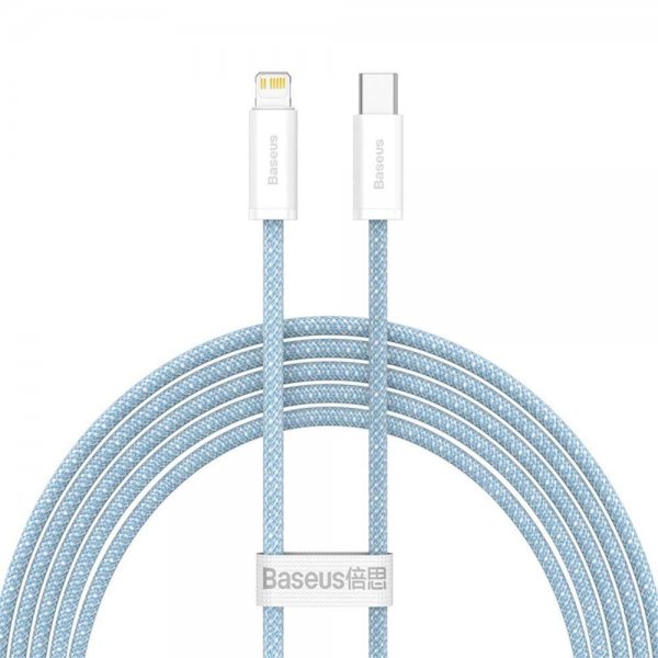 Kabel Dynamic Series USB-C till Lightning 2 m Blå