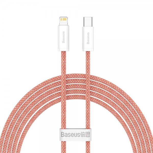 Kabel Dynamic Series USB-C till Lightning 2 m Oransje
