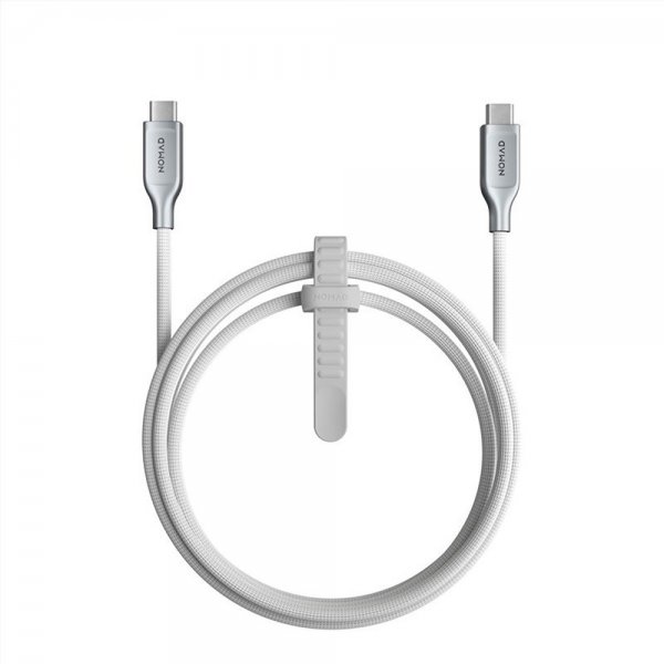 Kabel Kevlar USB-C 1.5m Hvit