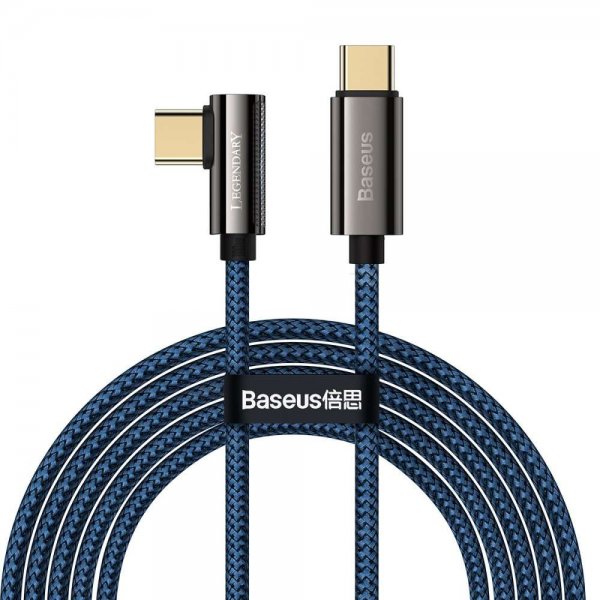 Kabel Legend Series USB-C till USB-C 2 m Blå