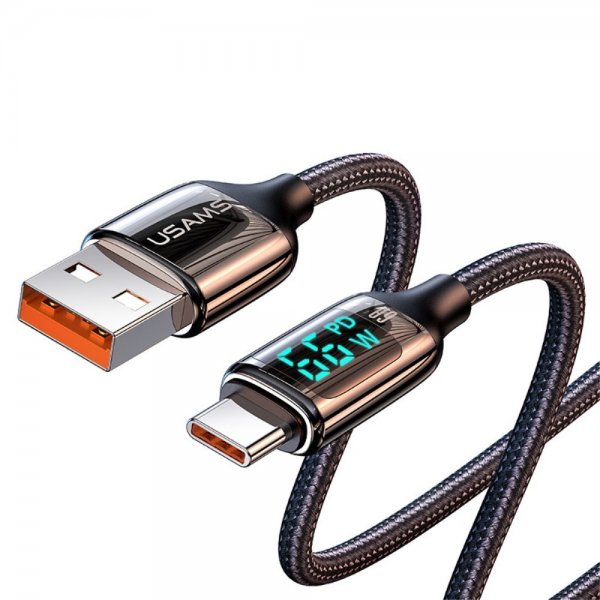 Kabel U78 Display USB-A/USB-C 1.2 m Vit