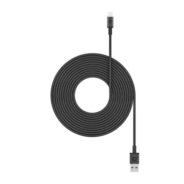 Kabel USB-A/Lightning 3m Svart
