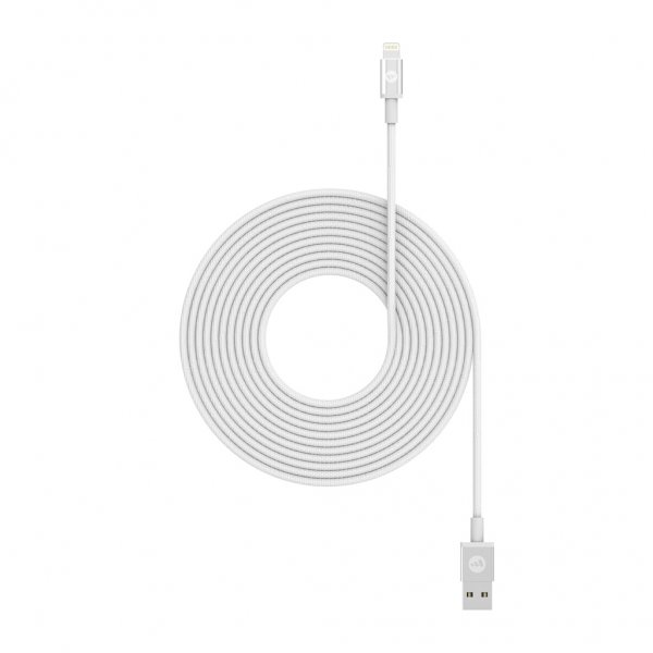 Kabel USB-A/Lightning 3m Hvit