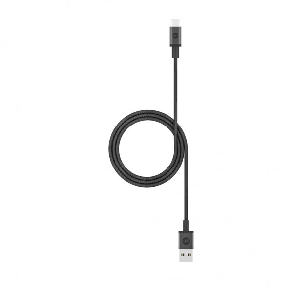 Kabel USB-A/USB-C 1m Svart