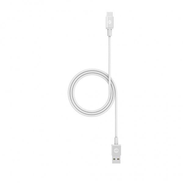 Kabel USB-A/USB-C 1m Hvit