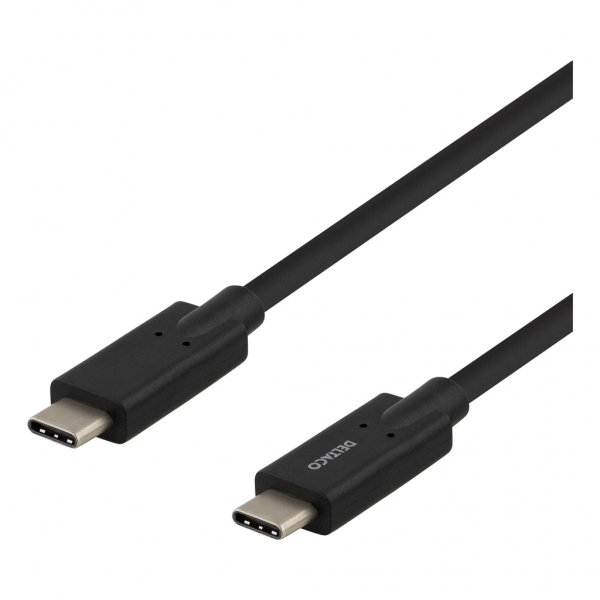 Kabel USB-C/USB-C 2m Svart