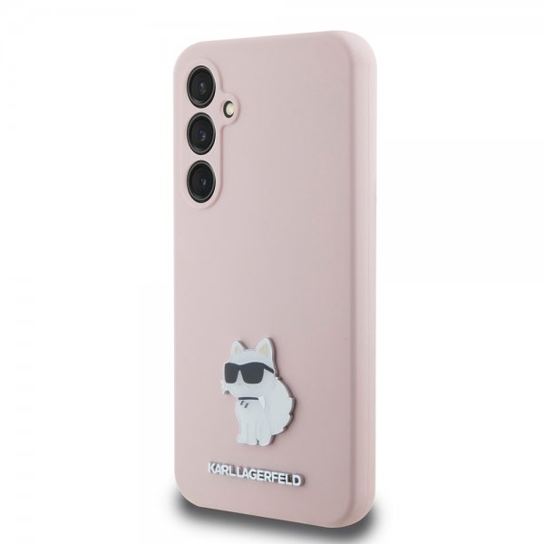Samsung Galaxy S23 FE Deksel Liquid Silicone Choupette Rosa