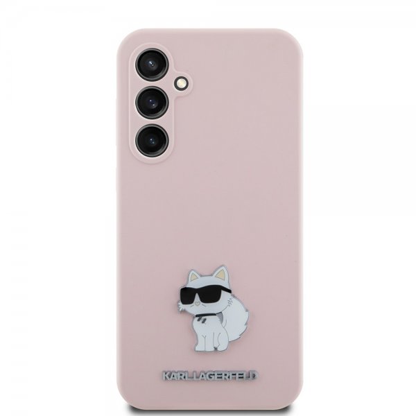 Samsung Galaxy S23 FE Deksel Liquid Silicone Choupette Rosa