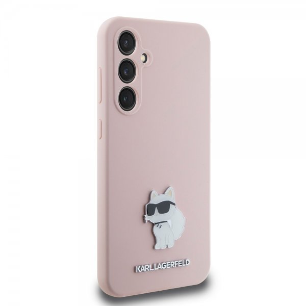 Samsung Galaxy S23 FE Deksel Liquid Silicone Choupette Rosa