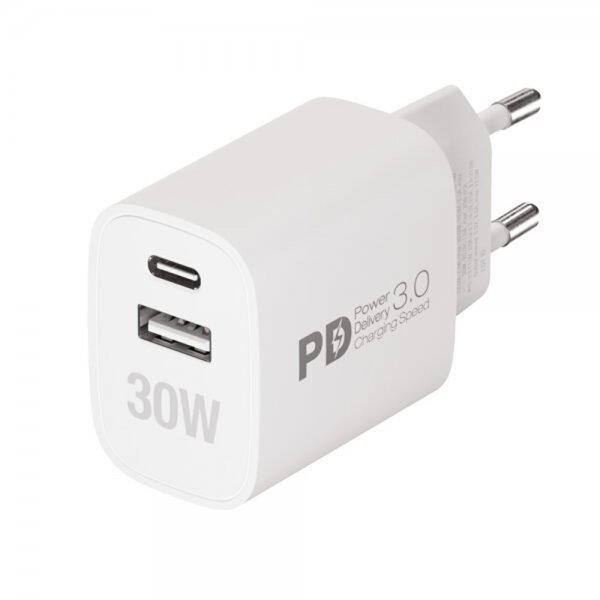 Lader 30W Dual Super Fast PD Charger