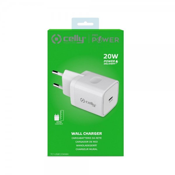 Lader USB-C 20W Hvit