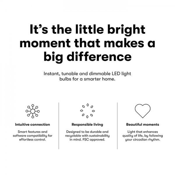 White & Color Ambience (RGB) E27 Lampe - 3-Pack